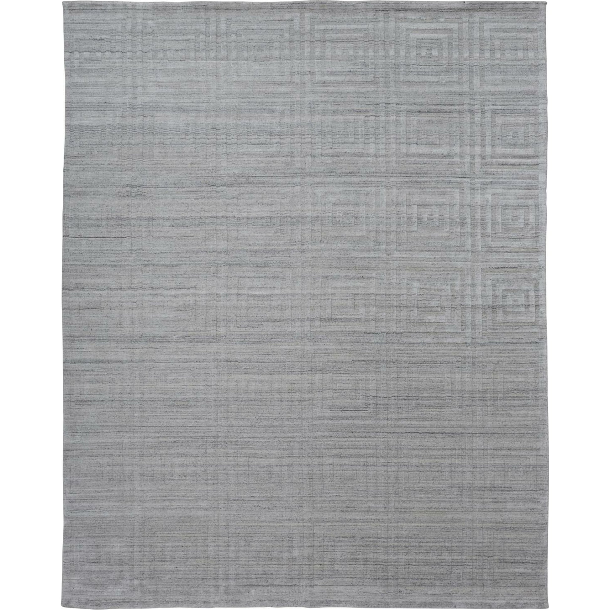 Gramercy Geometric Rug - 6326F by Feizy in ivory. Made from viscose in a unique style.