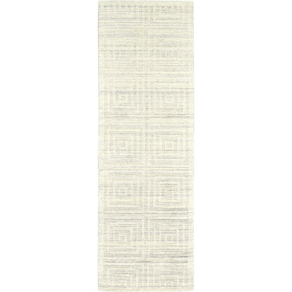Gramercy Geometric Rug - 6326F by Feizy in ivory. Made from viscose in a unique style.