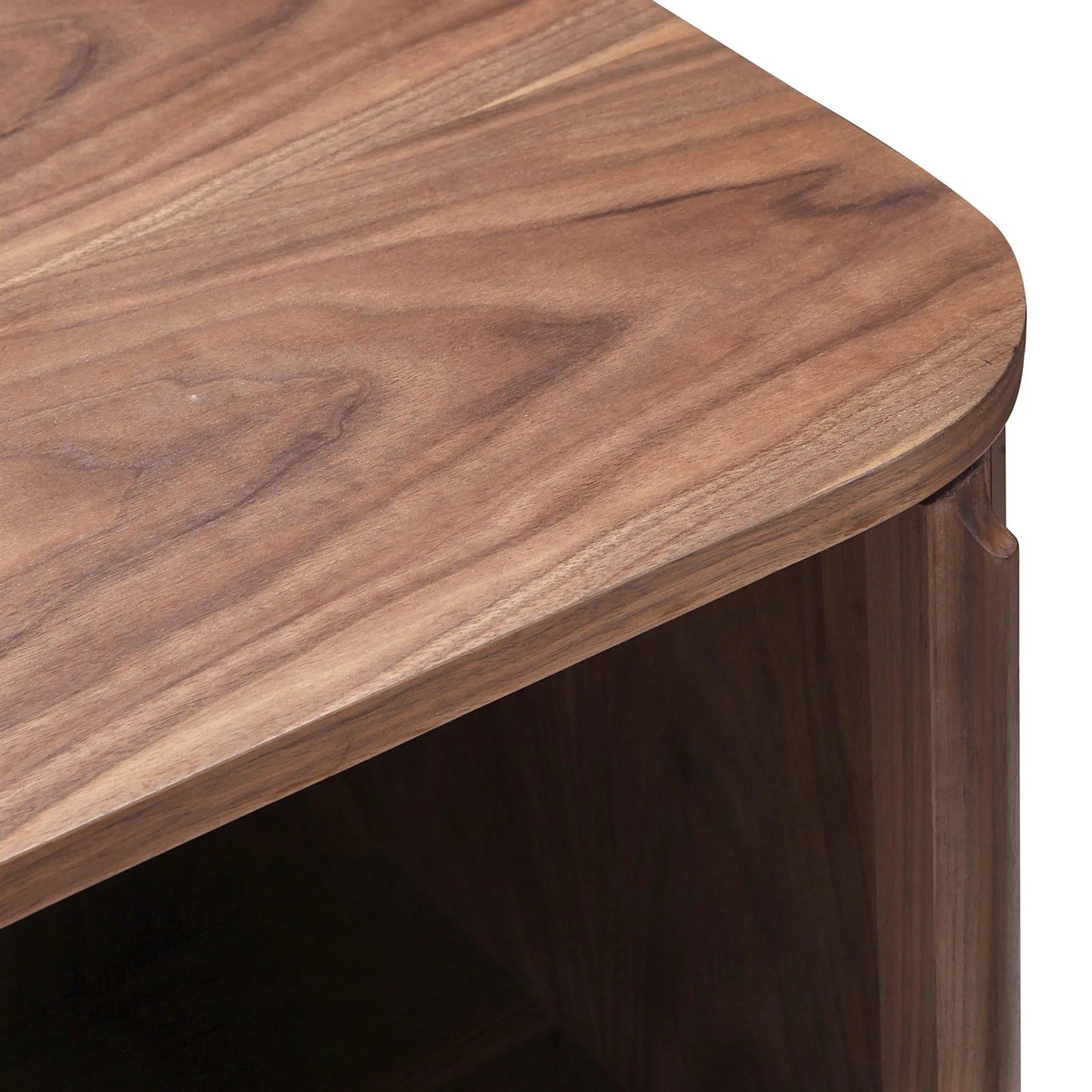 026 SI-2446301 | Closeup | Orleans Wine Cabinet by Global Views in walnut veneer. Made from walnut wood, engineered wood, wood in a traditional style.