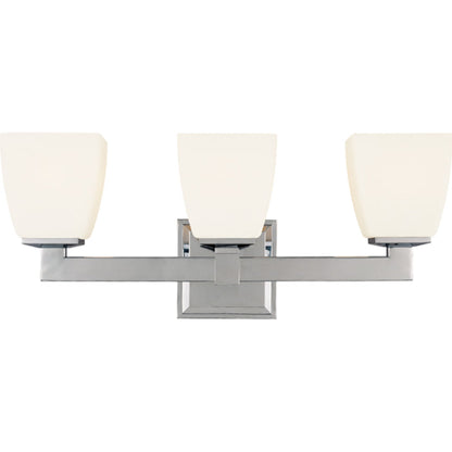 Soho Bath Bracket by Hudson Valley in polished chrome. Made from steel in a modern style.