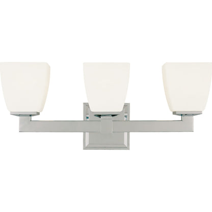 Soho Bath Bracket by Hudson Valley in polished chrome. Made from steel in a modern style.