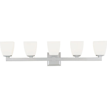 Soho Bath Bracket by Hudson Valley in polished chrome. Made from steel in a modern style.