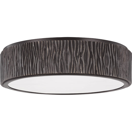 Crispin Led Flush Mount by Hudson Valley. Made from steel in a eclectic & global style.