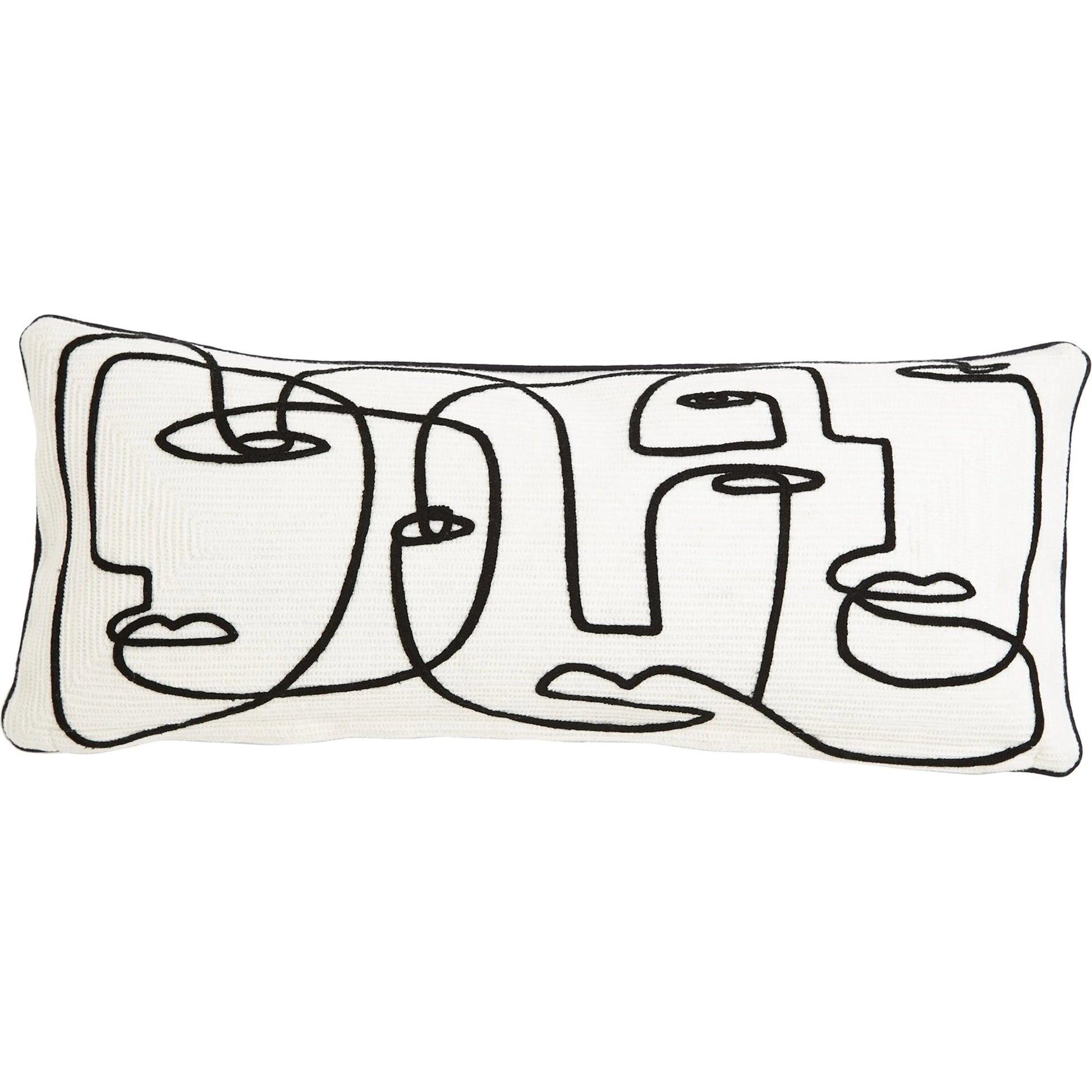 Congregation Lumbar Pillow by Global Views in red. Made from unique in a eclectic & global style.