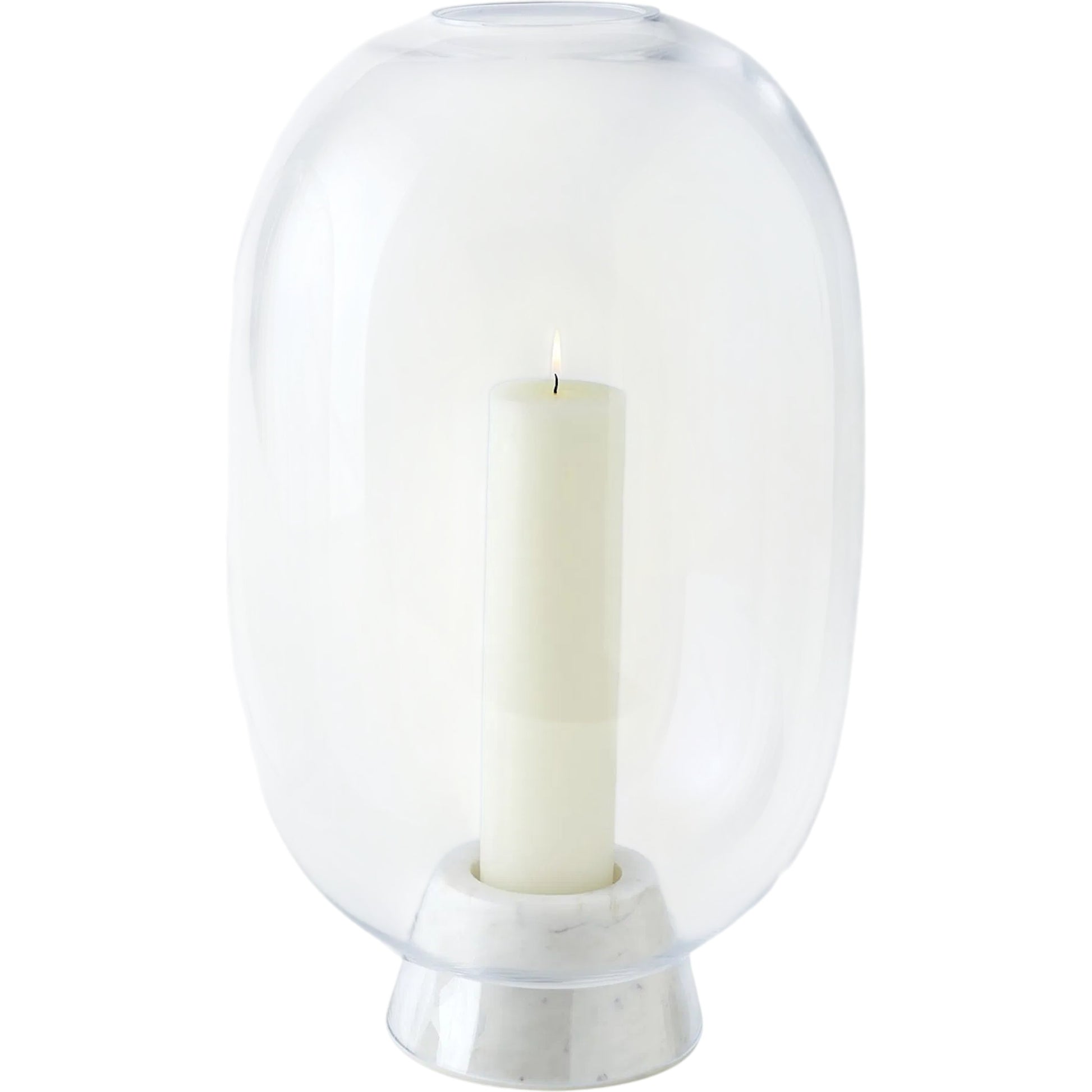 Marble Cone Hurricane by Global Views in black and marble. Made from unique in a transitional style.