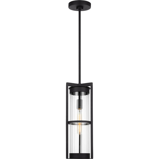 Alcona One Light Outdoor Pendant Lantern by Visual Comfort & Co.. Made from aluminum in a unique style.
