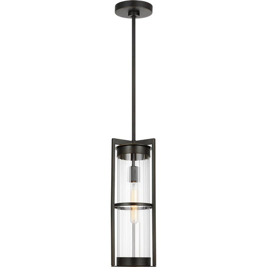 Alcona One Light Outdoor Pendant Lantern by Visual Comfort & Co.. Made from aluminum in a unique style.