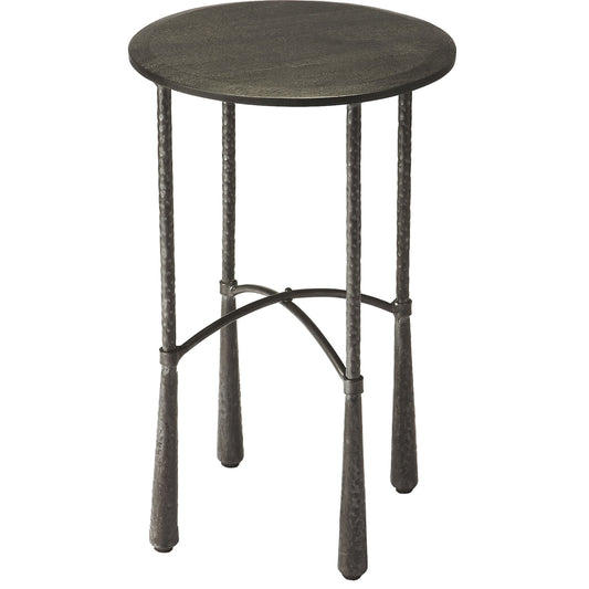 Bastion Industrial Chic Accent Table by Butler Specialty Company in multi-color and industrial chic. Made from mango wood solids, iron in a modern style.