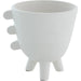 Primitive Porcelain 3 Leg Cache Pot by Global Views. Made from porcelain in a modern style.