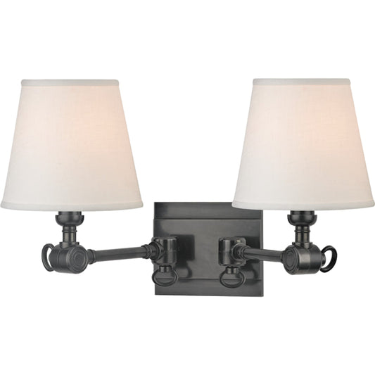 Hillsdale Wall Sconce by Hudson Valley. Made from brass in a transitional style.