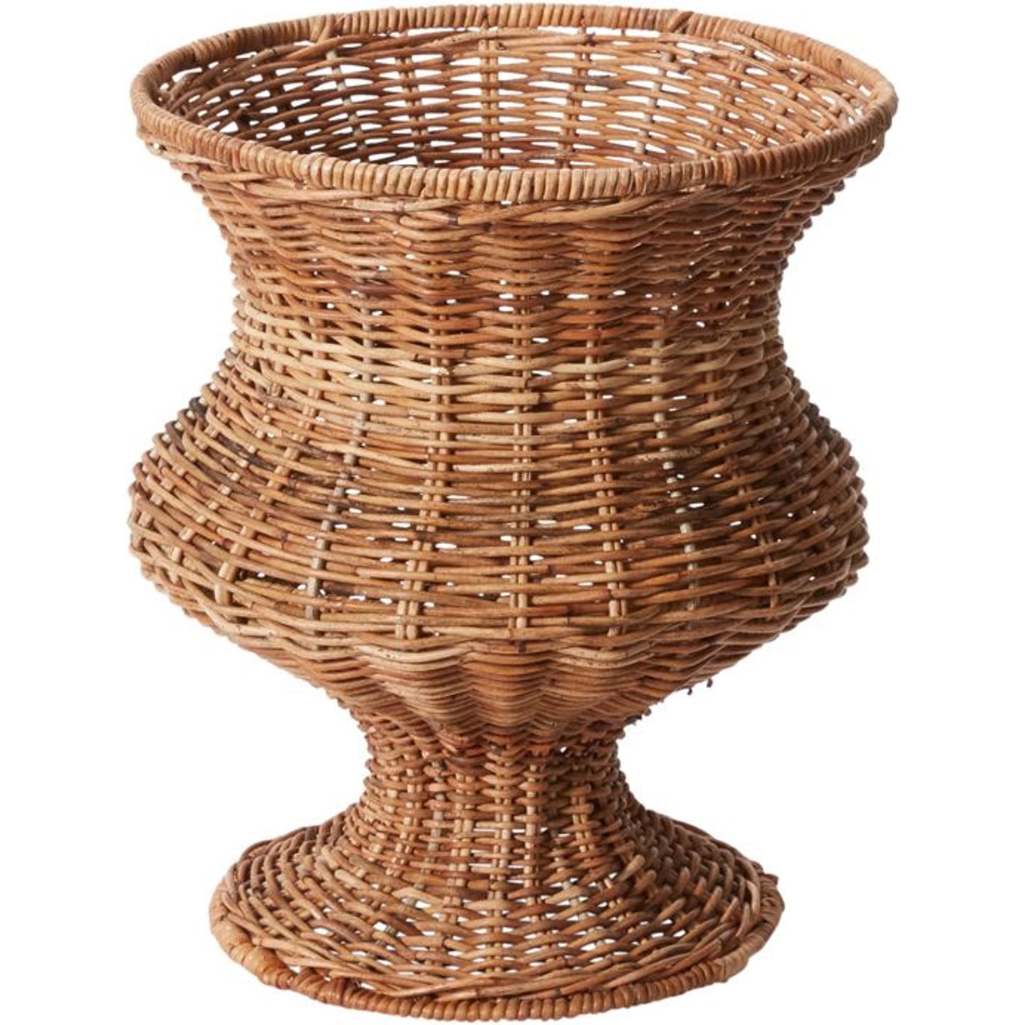 001 SI-2084980 | Additional Silo | Melita Rattan Urn by Accent Decor in natural. Made from wood in a cottage & farmhouse style.