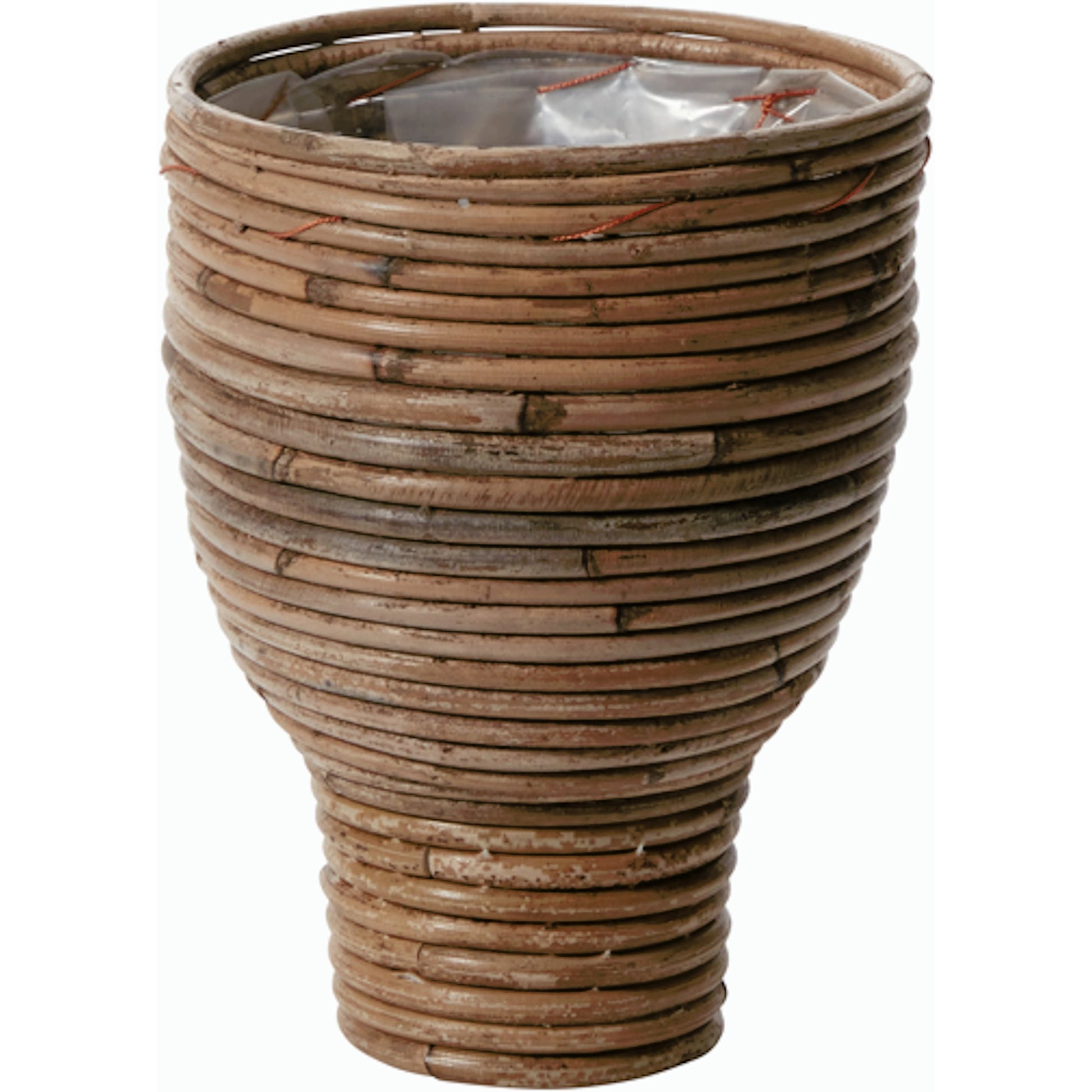 Aroon Pot by Accent Decor in natural. Made from wood in a rustic style.