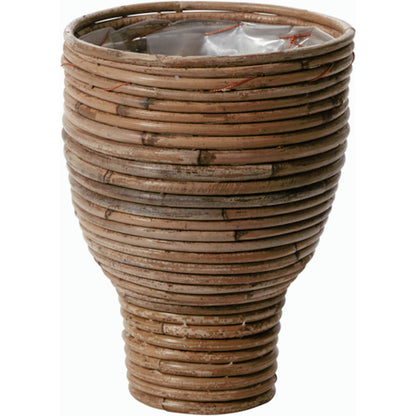 Aroon Pot by Accent Decor in natural. Made from wood in a rustic style.