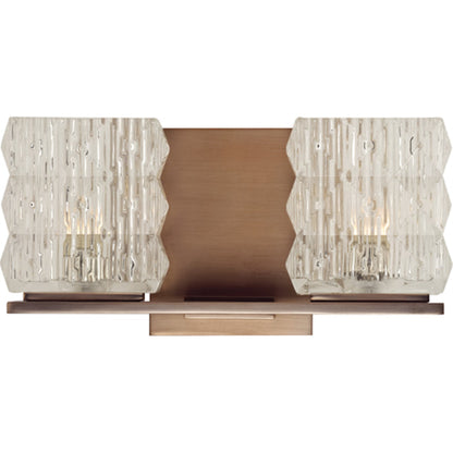 Torrington Bath Bracket by Hudson Valley in polished chrome. Made from steel in a modern style.