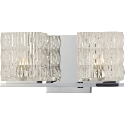 Torrington Bath Bracket by Hudson Valley in polished chrome. Made from steel in a modern style.