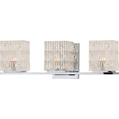 Torrington Bath Bracket by Hudson Valley in polished chrome. Made from steel in a modern style.
