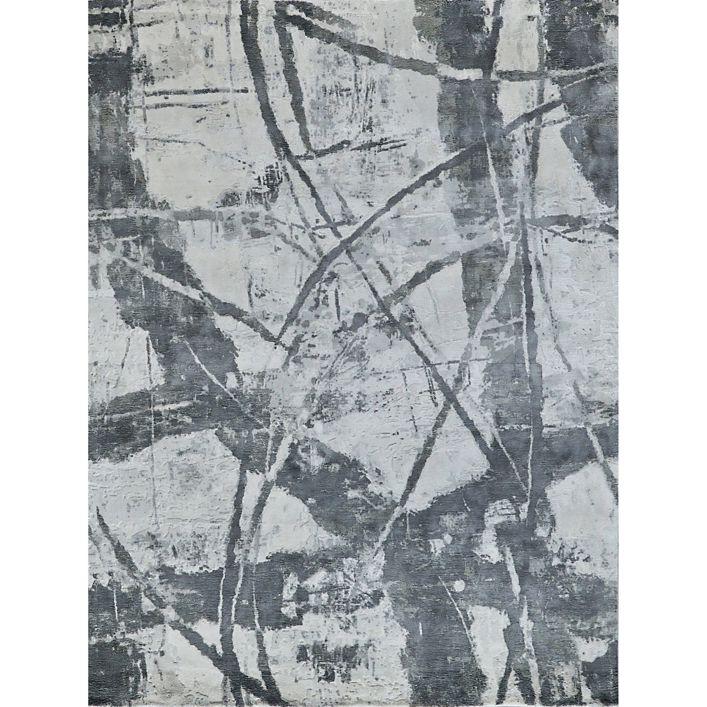 001 SI-2101818,SI-2101819,SI-2101820,SI-2101821,SI-2101822,SI-2101823,SI-2293877 | Additional Silo | Gianni 6243 Rug by Exquisite Rugs in dark gray, silver. Made from wool, bamboo silk in a unique style.