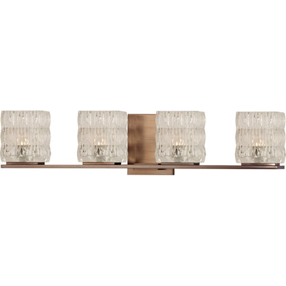 Torrington Bath Bracket by Hudson Valley in polished chrome. Made from steel in a modern style.