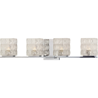 Torrington Bath Bracket by Hudson Valley in polished chrome. Made from steel in a modern style.