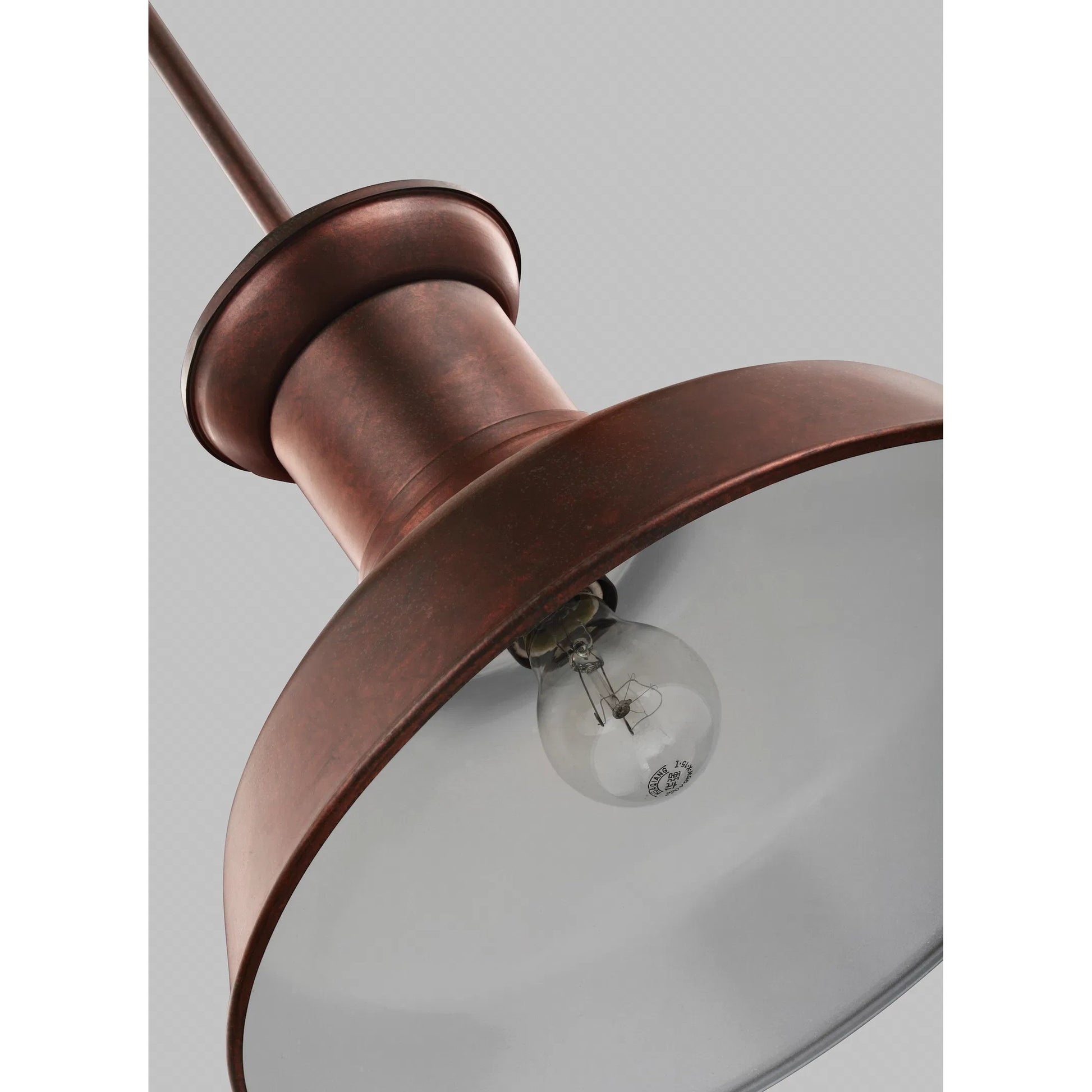 Fredricksburg One Light Outdoor Pendant by Visual Comfort & Co.. Made from aluminum in a unique style.