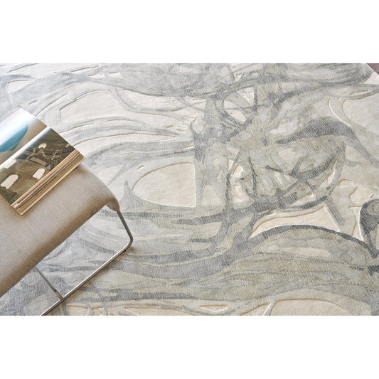 Gianni 6249 Rug by Exquisite Rugs in gray, silver. Made from wool, bamboo silk in a unique style.