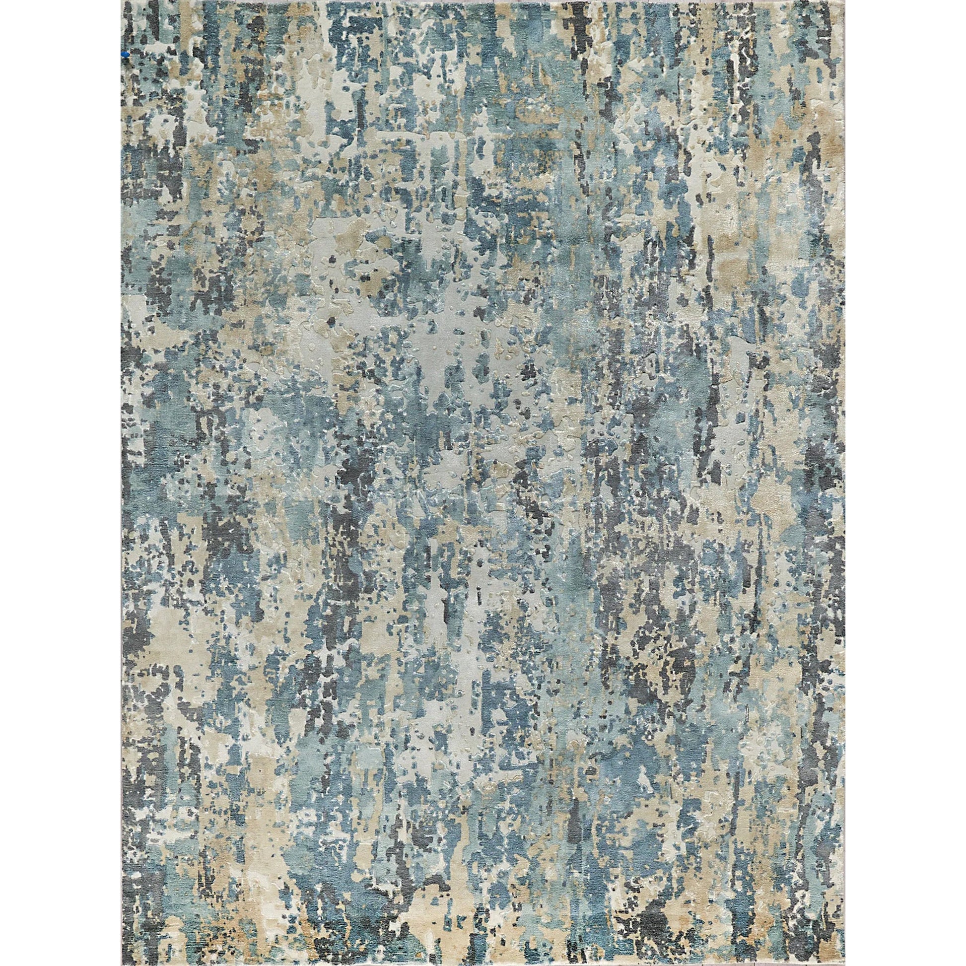 Gianni 6250 Rug by Exquisite Rugs in gray, silver. Made from new zealand wool, bamboo silk in a unique style.