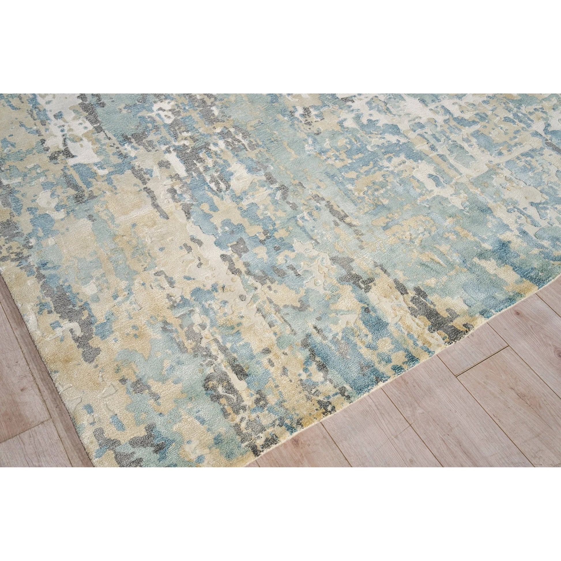 Gianni 6250 Rug by Exquisite Rugs in gray, silver. Made from new zealand wool, bamboo silk in a unique style.