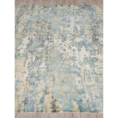 Gianni 6250 Rug by Exquisite Rugs in gray, silver. Made from new zealand wool, bamboo silk in a unique style.