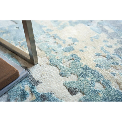 Gianni 6250 Rug by Exquisite Rugs in gray, silver. Made from new zealand wool, bamboo silk in a unique style.