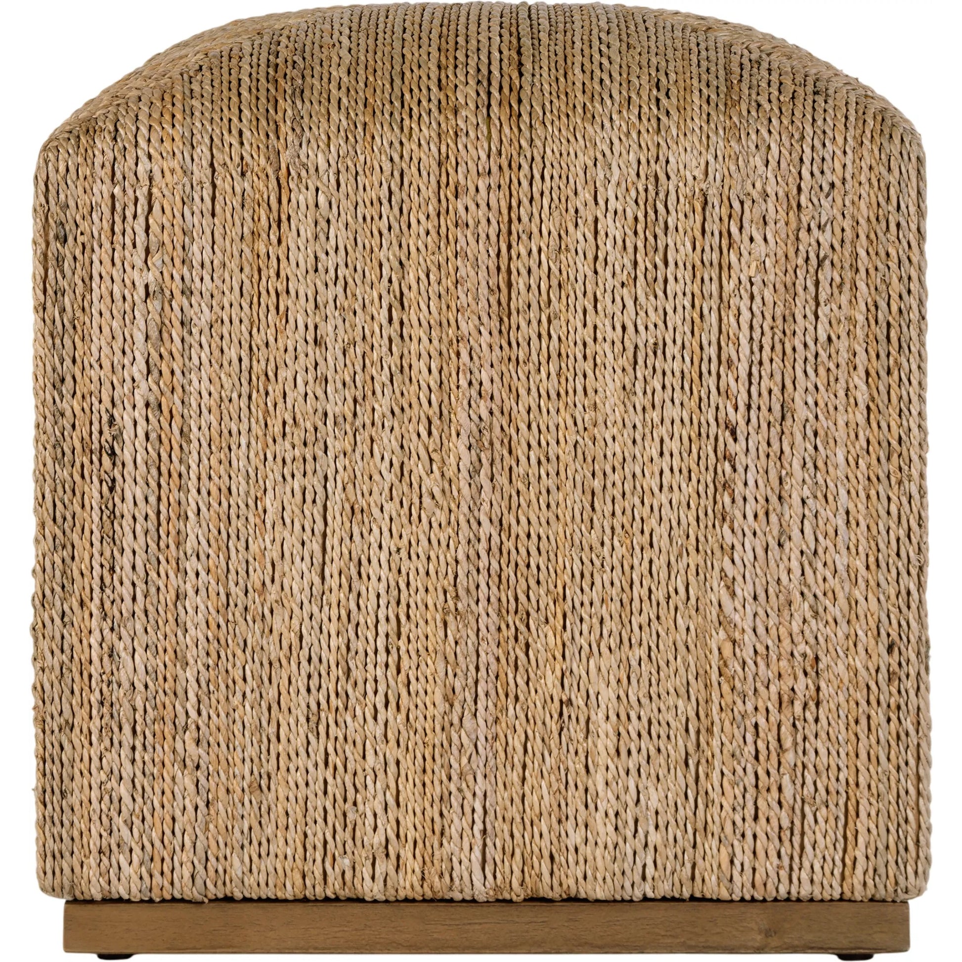 Como Accent Stool by Butler Specialty Company in natural and natural rattan. Made from banana leaf, mixed wood, plywood in a unique style.