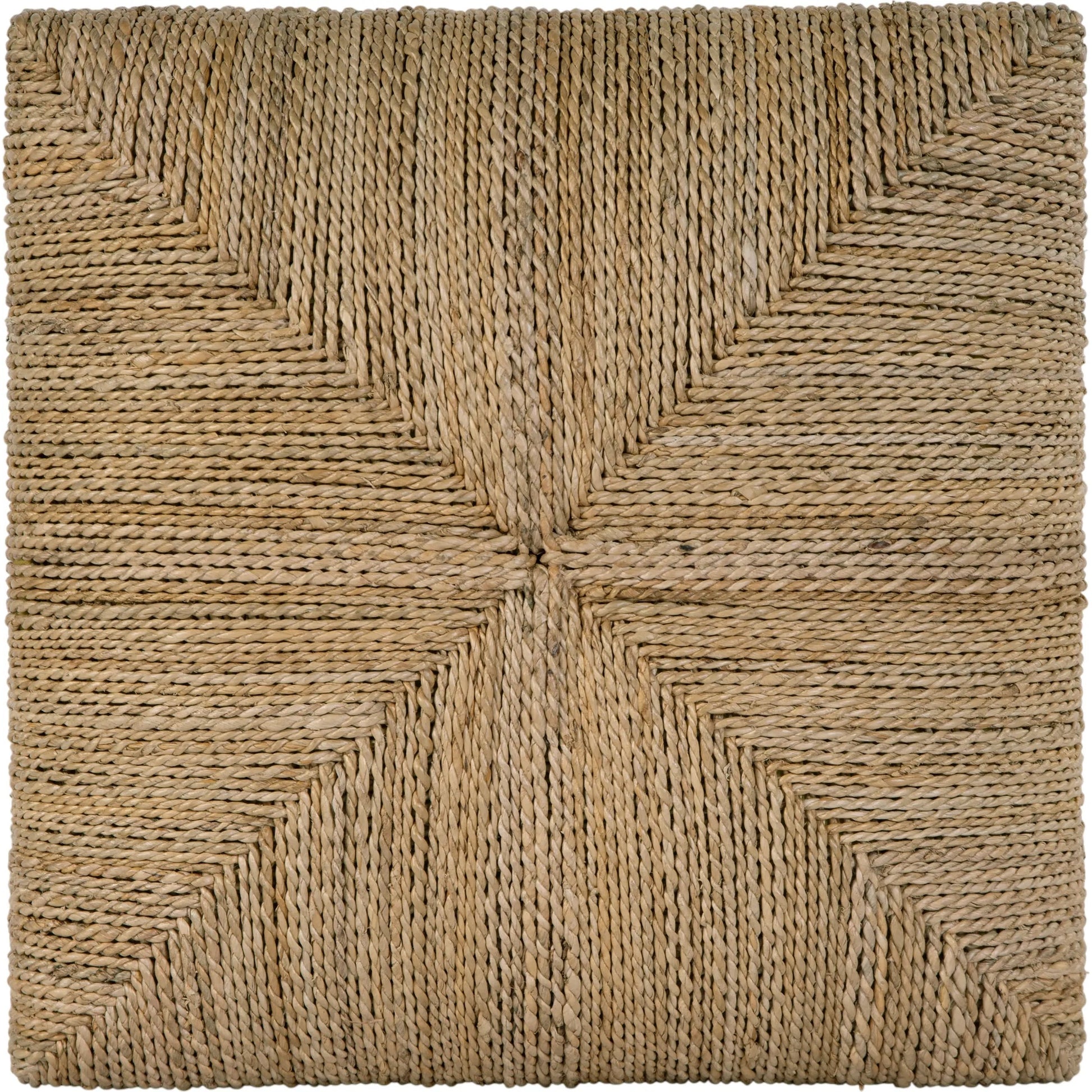 Como Accent Stool by Butler Specialty Company in natural and natural rattan. Made from banana leaf, mixed wood, plywood in a unique style.
