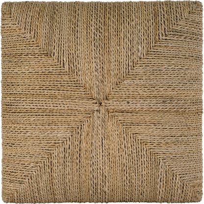 Como Accent Stool by Butler Specialty Company in natural and natural rattan. Made from banana leaf, mixed wood, plywood in a unique style.