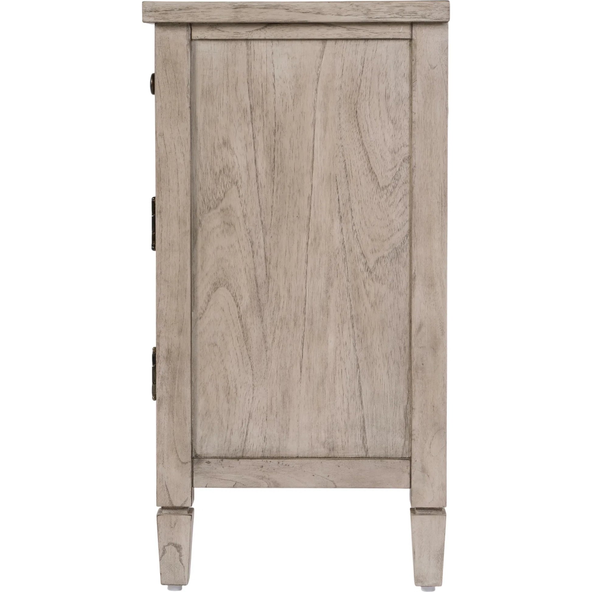 Flagstaff Accent Chest by Butler Specialty Company in gray and desert sand. Made from mindi veneer, particle board, mindi wood, mixed wood, cane, laminated veneer lumber, plywood in a unique style.
