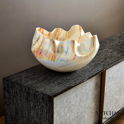 Ostara Media Cabinet by Global Views in acacia, oak. Made from beech, mdf, brass sabots, egg shell in a modern style.