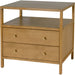 Mendel Nightstand by Butler Specialty Company. Made from white oak veneer, rubberwood, laminated veneer lumber, plywood in a traditional style.