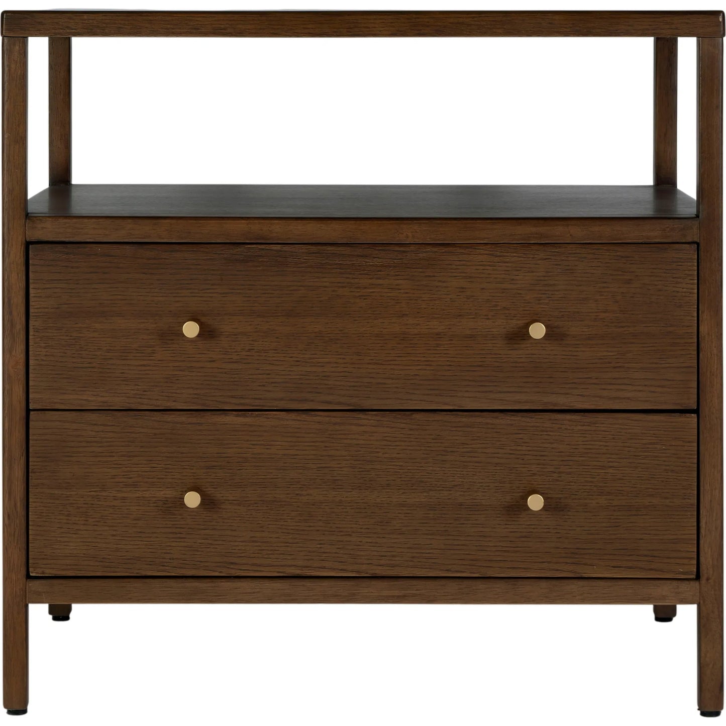 003 SI-2472697 | Additional Silo | Mendel Nightstand by Butler Specialty Company in walnut. Made from white oak veneer, rubberwood, laminated veneer lumber, plywood in a traditional style.