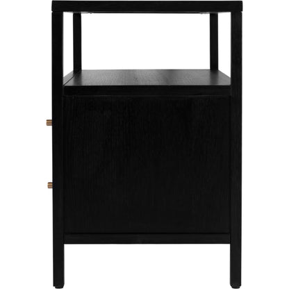 Mendel Nightstand by Butler Specialty Company. Made from white oak veneer, rubberwood, laminated veneer lumber, plywood in a traditional style.