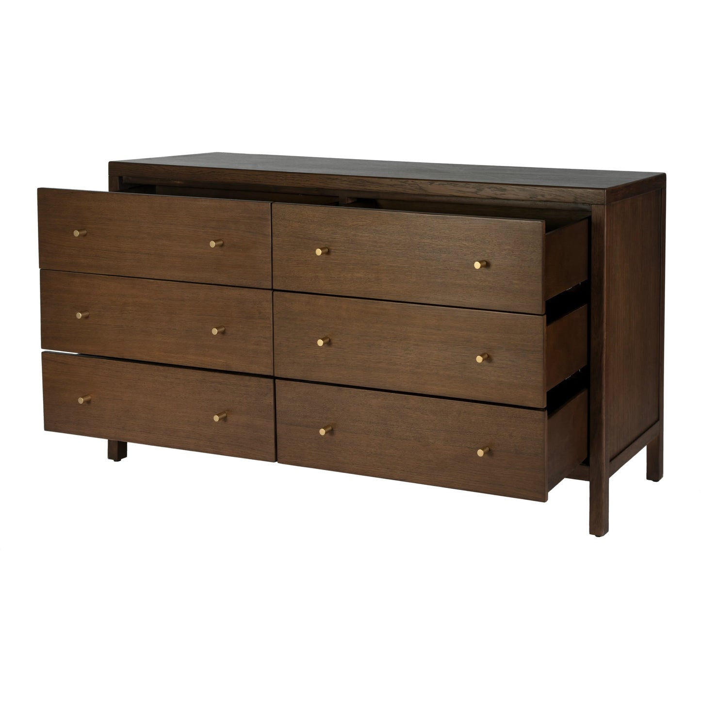 003 SI-2472696 | Additional Silo | Mendel Dresser by Butler Specialty Company in walnut. Made from white oak veneer, rubberwood, laminated veneer lumber, plywood in a traditional style.