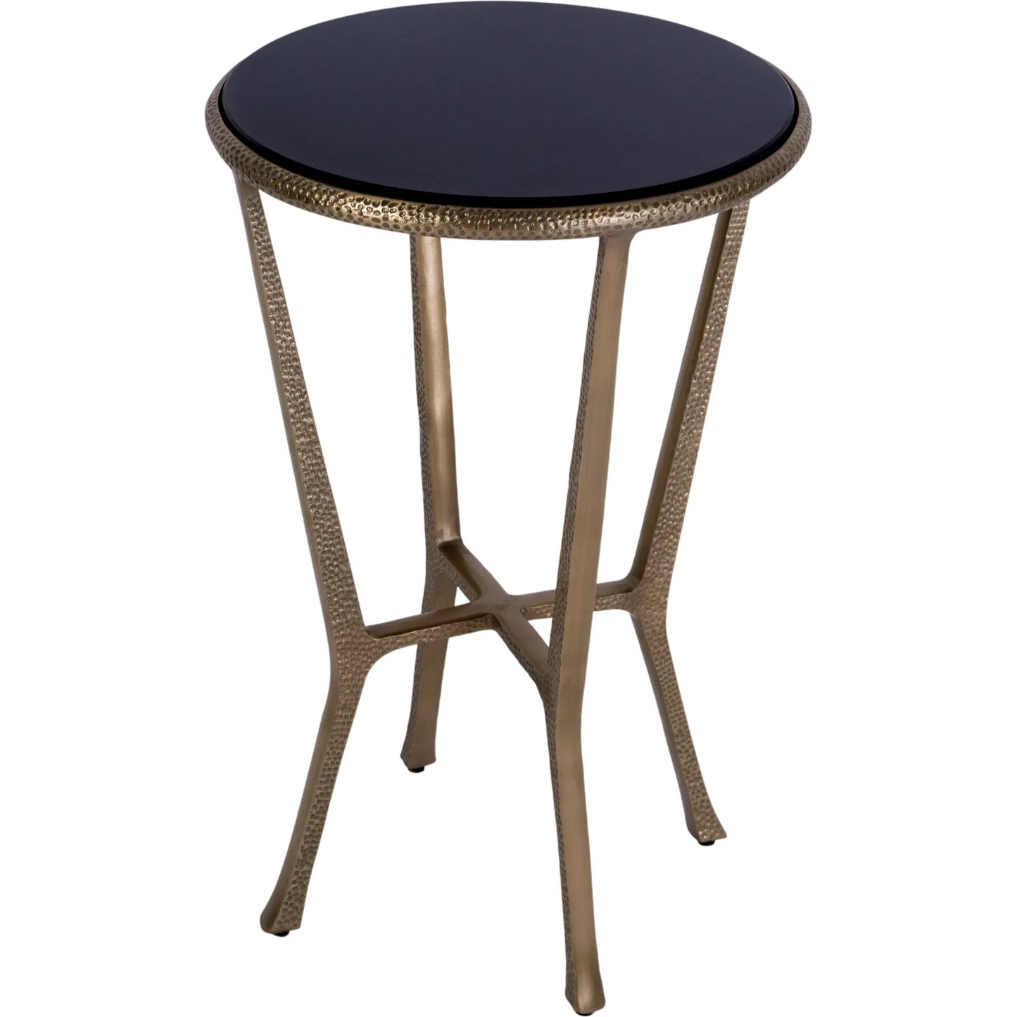 001 SI-2544434 | Primary Silo | Ivy Side Table by Butler Specialty Company in black, antique gold and antique gold. Made from granite, aluminum, mdf in a unique style.