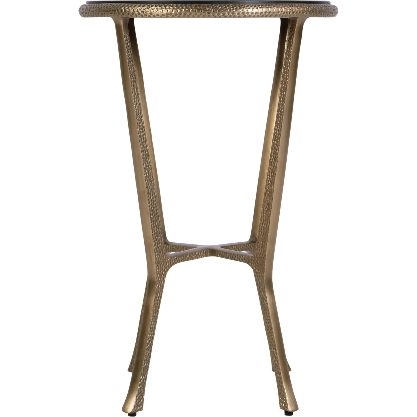 003 SI-2544434 | Additional Silo | Ivy Side Table by Butler Specialty Company in black, antique gold and antique gold. Made from granite, aluminum, mdf in a unique style.