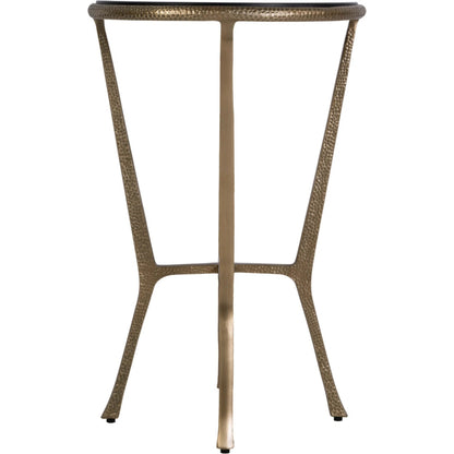 Ivy Side Table by Butler Specialty Company in black, antique gold and antique gold. Made from granite, aluminum, mdf in a unique style.