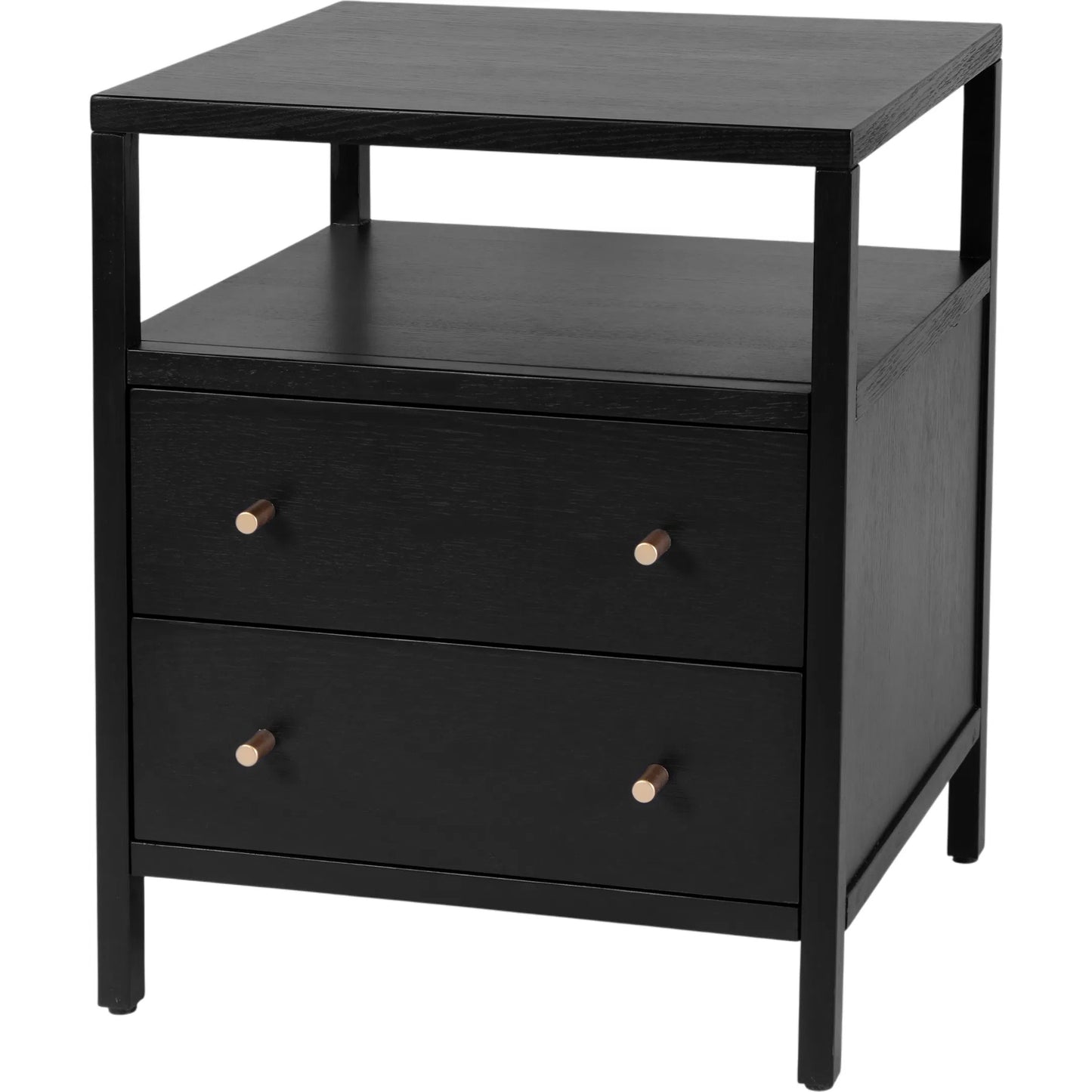 005 SI-2531534 | Primary Silo | Mendel Nightstand by Butler Specialty Company. Made from white oak veneer, rubberwood, laminated veneer lumber, plywood in a traditional style.