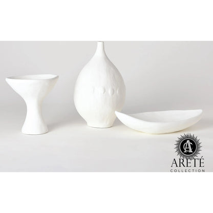 Modernist Urn by Global Views. Made from plaster in a eclectic & global style.