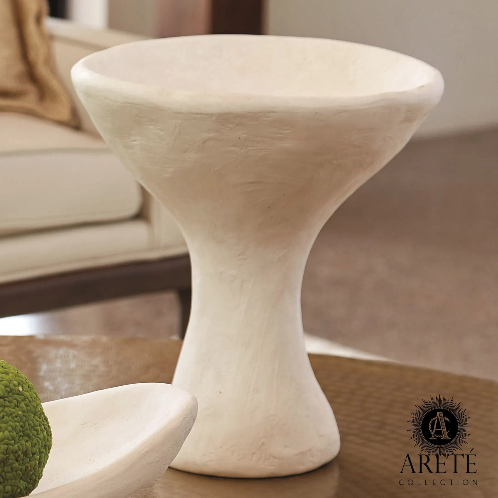 Modernist Urn by Global Views. Made from plaster in a eclectic & global style.