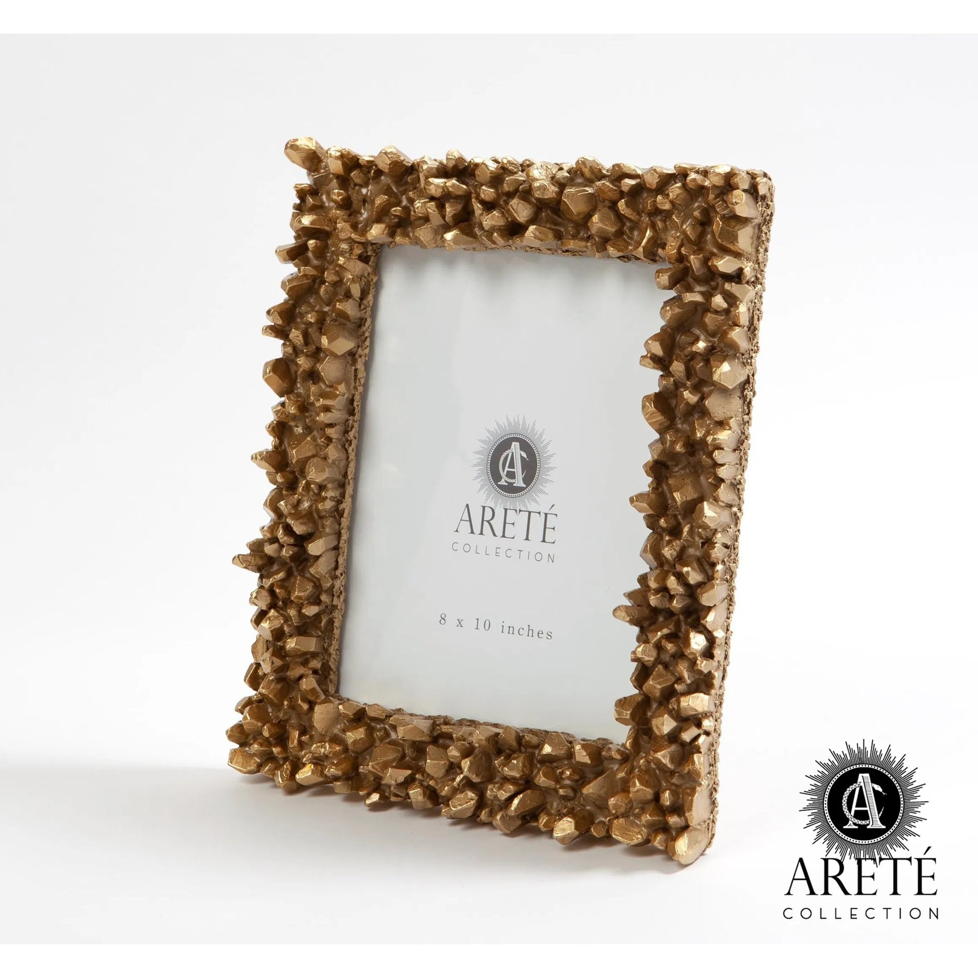 Facet Cluster Frame by Global Views. Made from brass, stainless steel, glass in a transitional style.