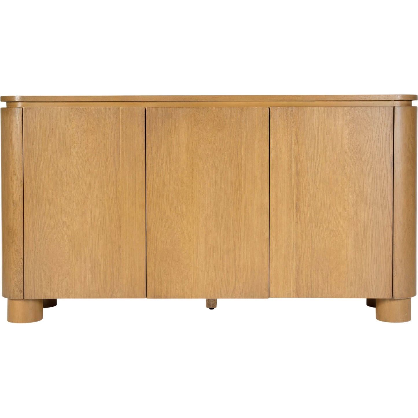 002 SI-2472684 | Additional Silo | Genoa Sideboard by Butler Specialty Company in light oak. Made from white oak veneer/particle board, rubberwood, mdf in a transitional style.