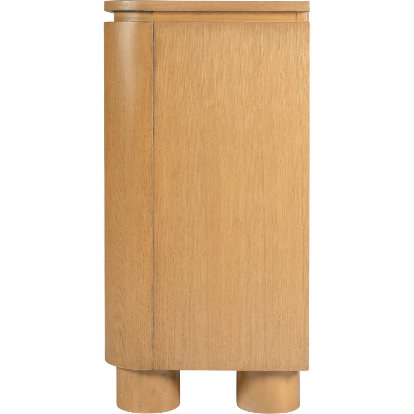 004 SI-2472684 | Additional Silo | Genoa Sideboard by Butler Specialty Company in light oak. Made from white oak veneer/particle board, rubberwood, mdf in a transitional style.