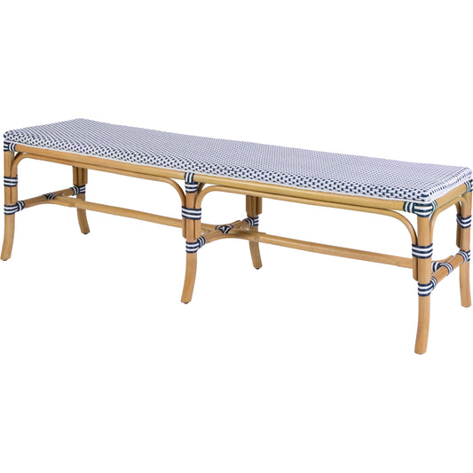 Laguna Bench by Butler Specialty Company. Made from rattan, polyurethane synthetic rattan in a unique style.