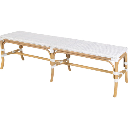 Laguna Bench by Butler Specialty Company. Made from rattan, polyurethane synthetic rattan in a unique style.