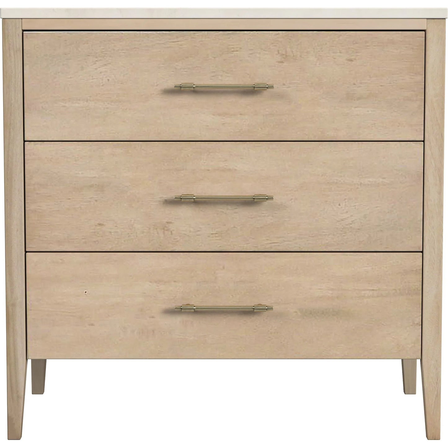 002 SI-2472663 | Additional Silo | Averly Drawer Chest by Butler Specialty Company in light brown, light beige marble. Made from java wood, gamelina veneer, mdf, marble in a transitional style.
